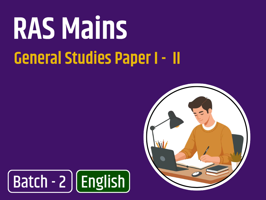General Studies ( P I-II ) RAS Mains Answer Writing Batch - 2 EN